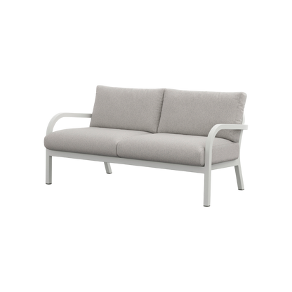 Navy® Lounge 2-seat Sofa - White Grey Powder Coated