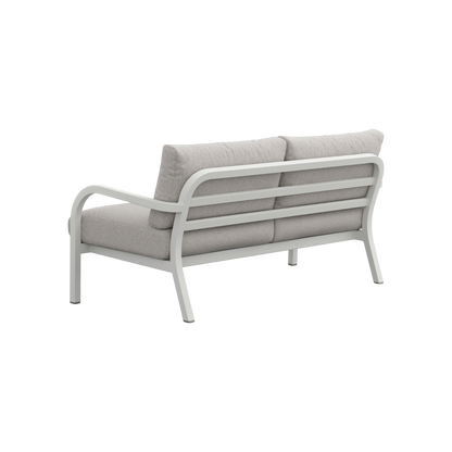 Navy® Lounge 2-seat Sofa - White Grey Powder Coated