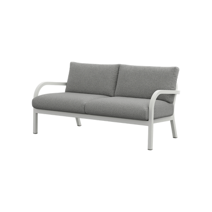 Navy® Lounge 2-seat Sofa - White Grey Powder Coated