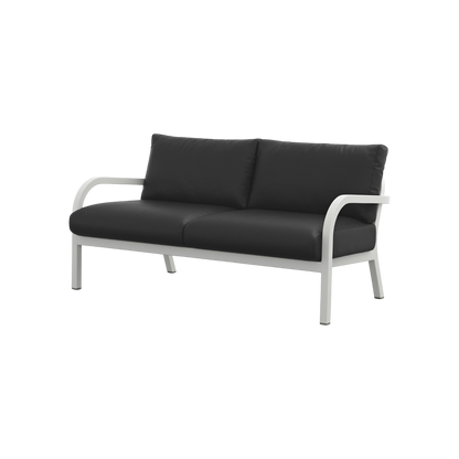 Navy® Lounge 2-seat Sofa - White Grey Powder Coated