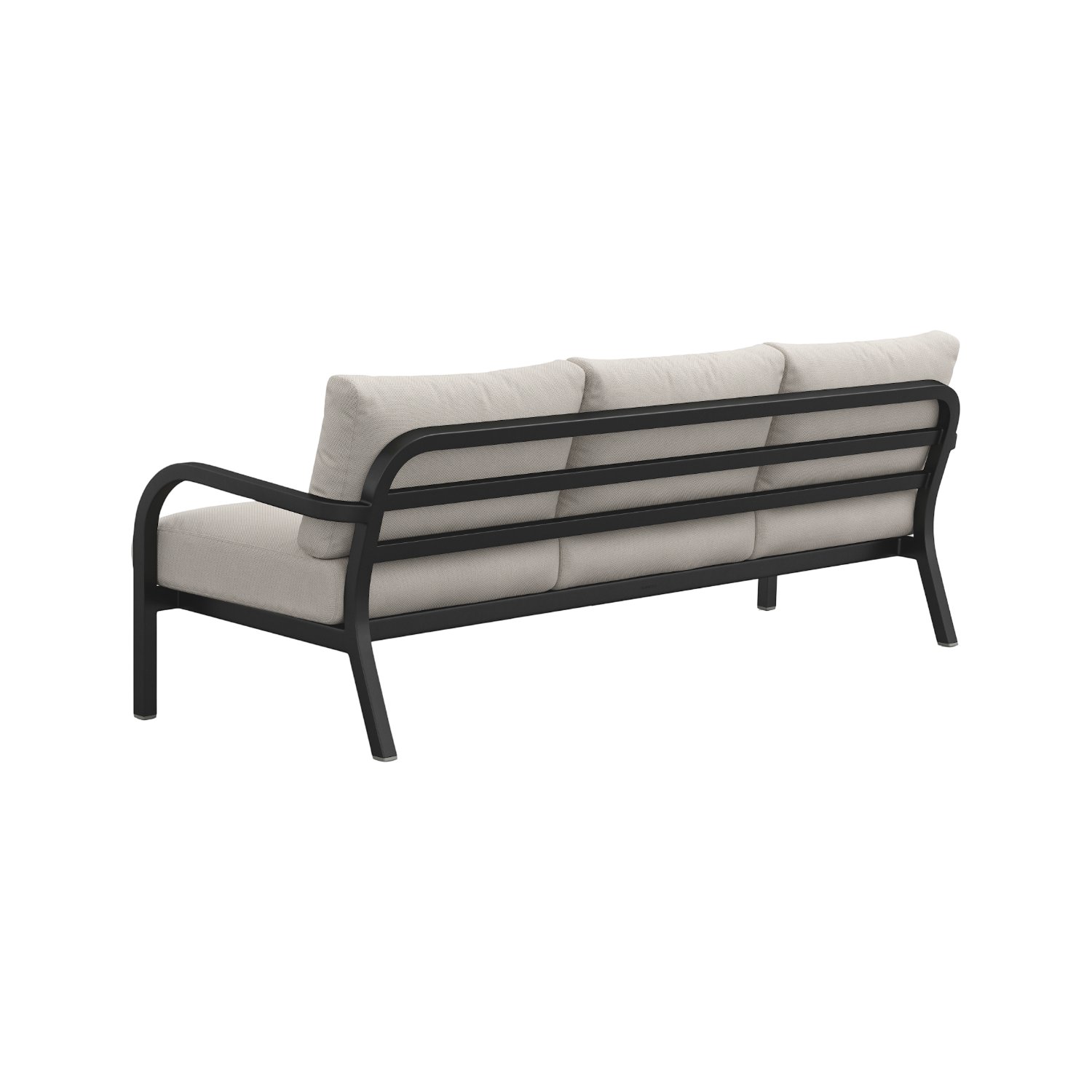 Navy® Lounge 3-seat Sofa - Black Powder Coated