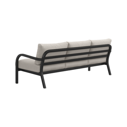 Navy® Lounge 3-seat Sofa - Black Powder Coated