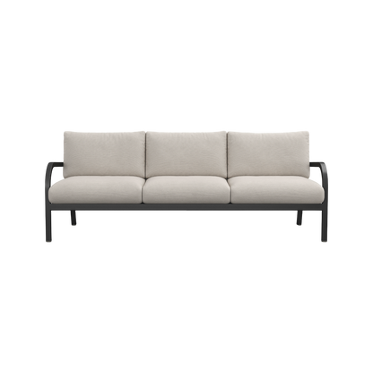 Navy® Lounge 3-seat Sofa - Black Powder Coated