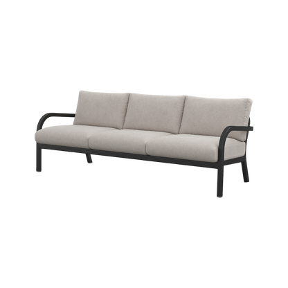 Navy® Lounge 3-seat Sofa - Black Powder Coated