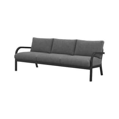 Navy® Lounge 3-seat Sofa - Black Powder Coated