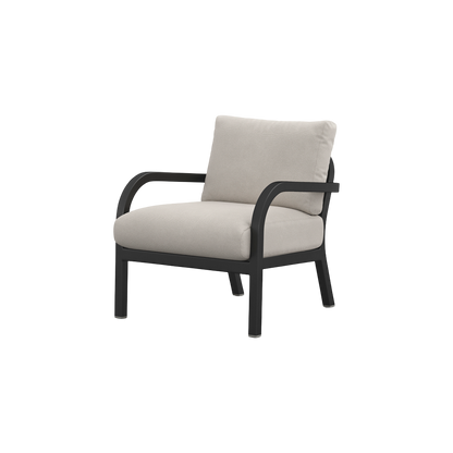 Navy® Lounge Armchair - Black Powder Coated