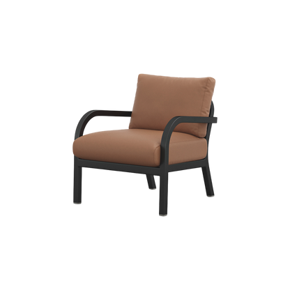 Navy® Lounge Armchair - Black Powder Coated