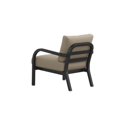 Navy® Lounge Armchair - Black Powder Coated
