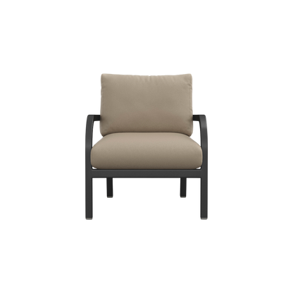 Navy® Lounge Armchair - Black Powder Coated