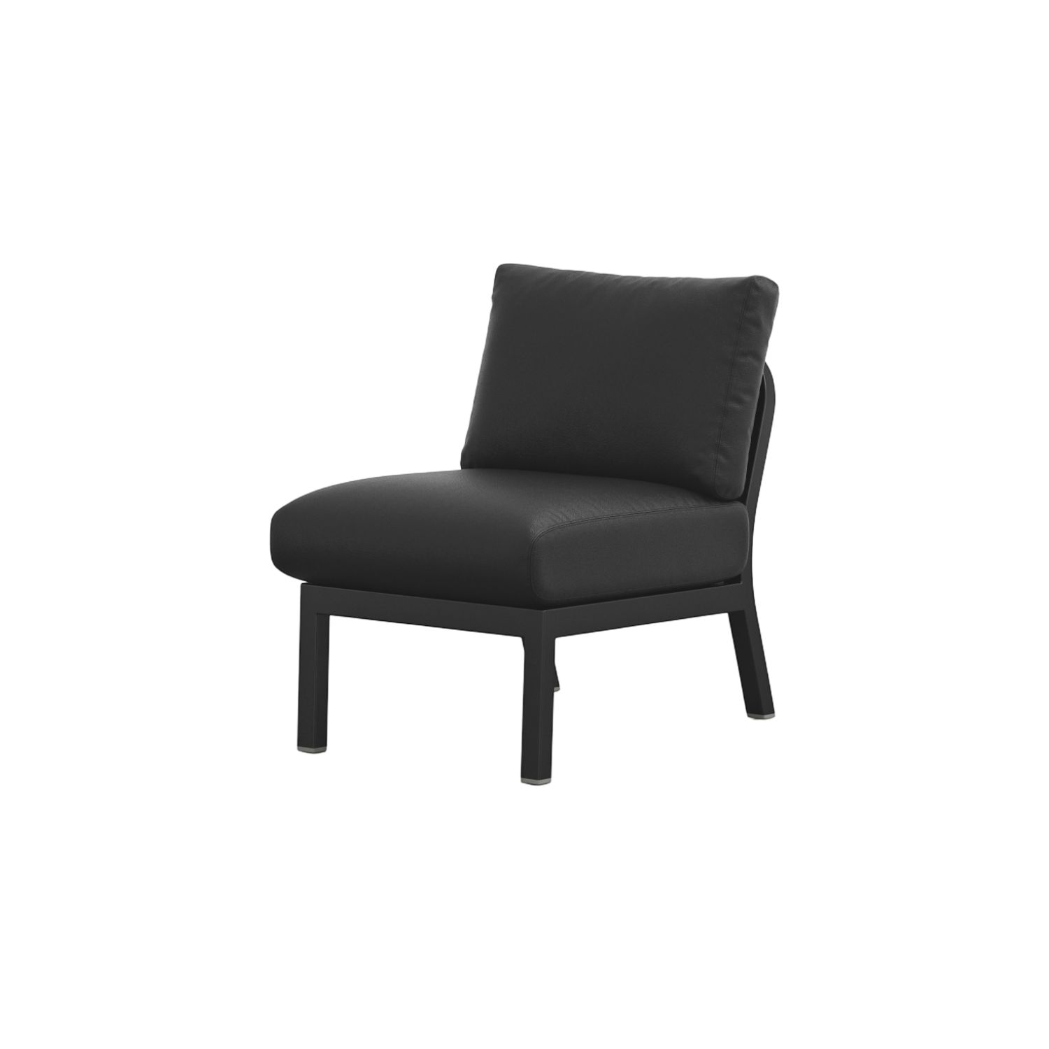Navy® Lounge Chair - Black Powder Coated