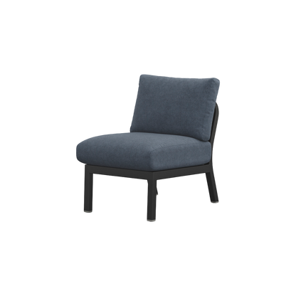 Navy® Lounge Chair - Black Powder Coated
