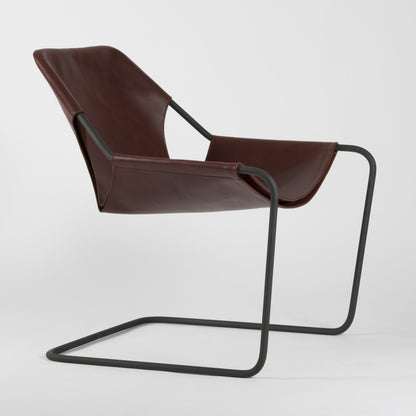 Paulistano chair in leather  (Indoor use)