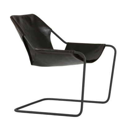 Paulistano chair in leather  (Indoor use)
