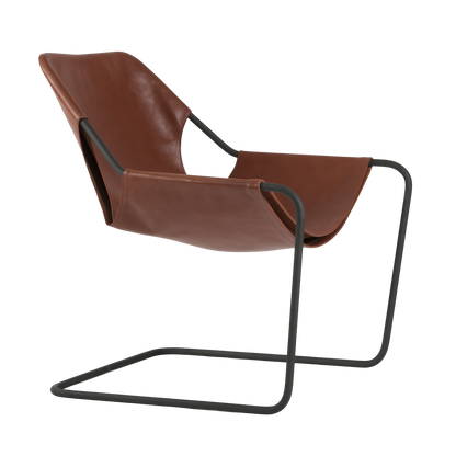 Paulistano chair in leather  (Indoor use)