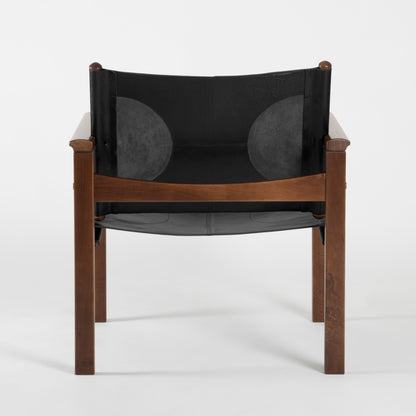 Peglev armchair in leather