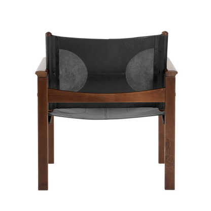 Peglev armchair in leather