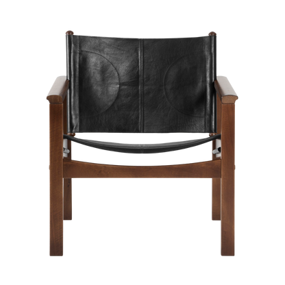 Peglev armchair in leather