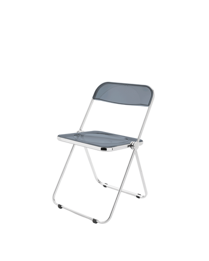 Plia Chair - Smoky Grey/Chrome