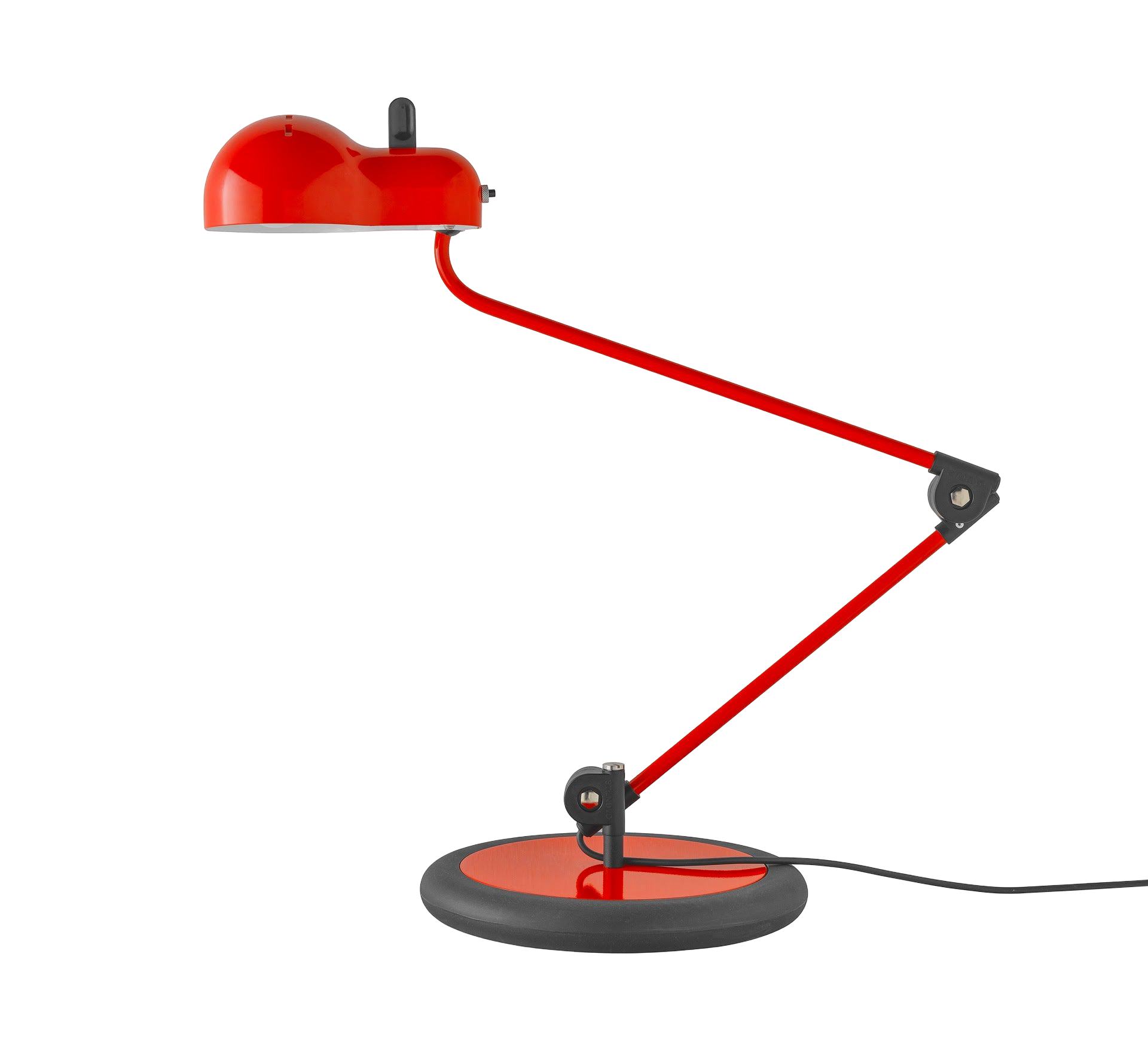 Topo table light - Red/Black