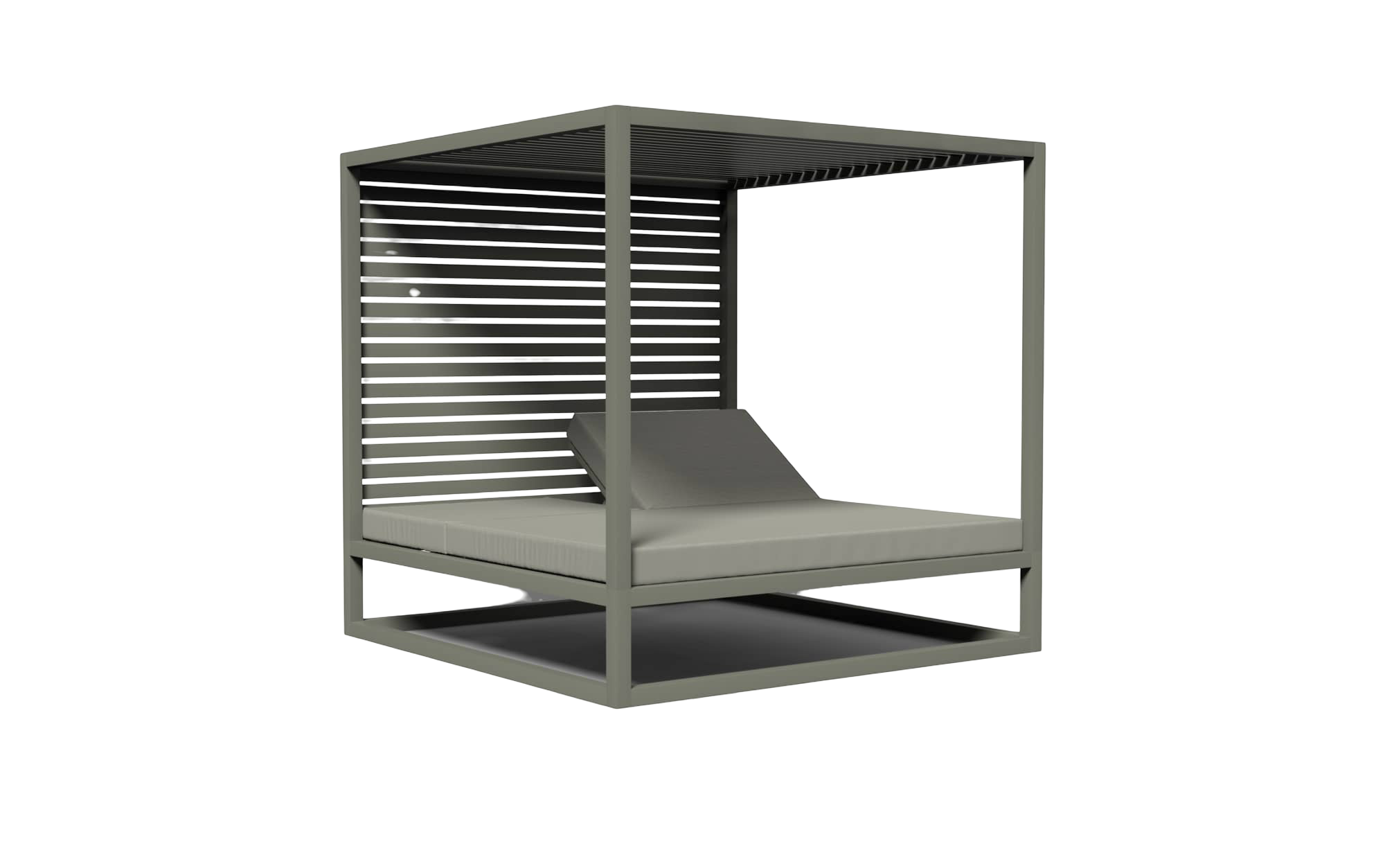 Elevated Daybed Fixed slats