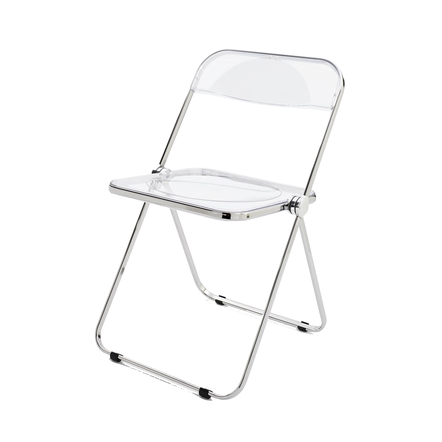 Plia Chair - Transparent/Chrome