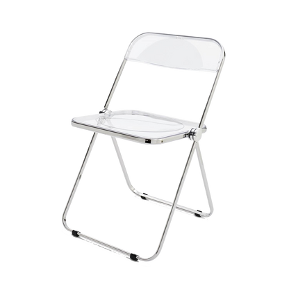 Plia Chair - Transparent/Chrome