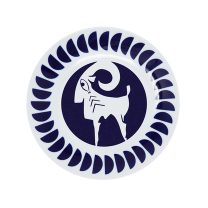 Porcelain Zodiac plates 0301 (set of 2)