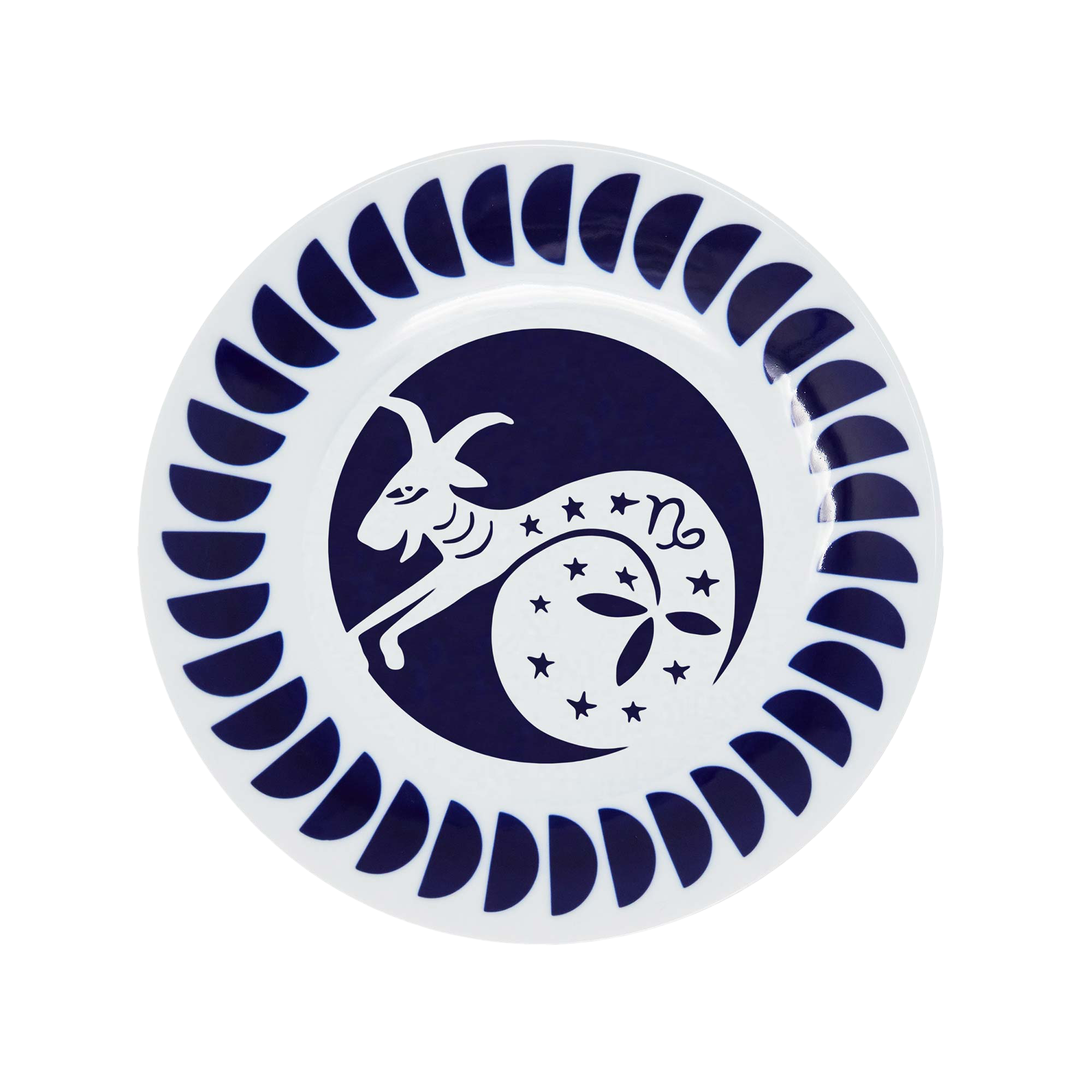 Porcelain Zodiac plates 0301 (set of 2)