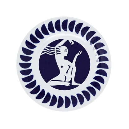Porcelain Zodiac plates 0301 (set of 2)