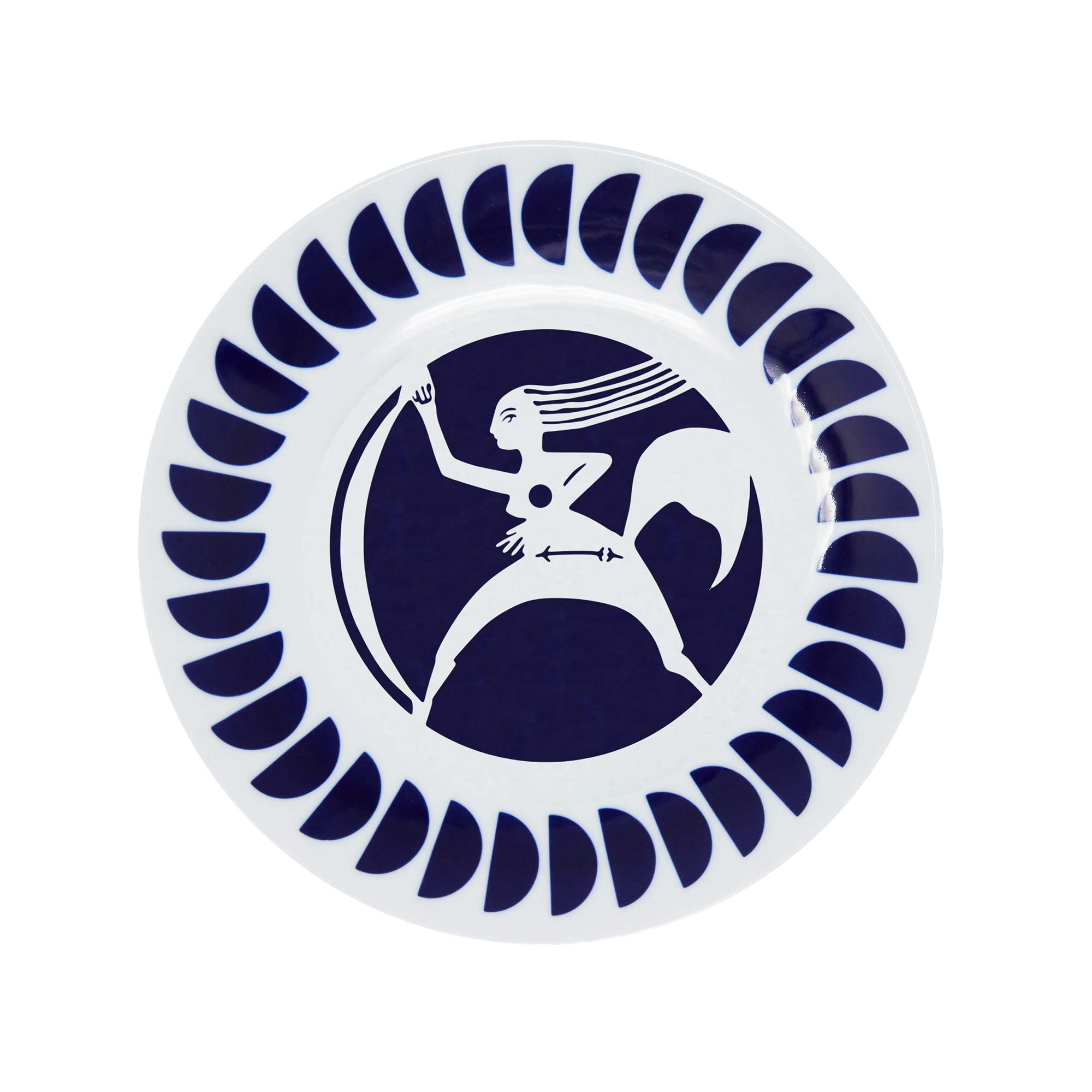 Porcelain Zodiac plates 0301 (set of 2)